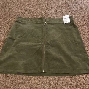 Olive skirt